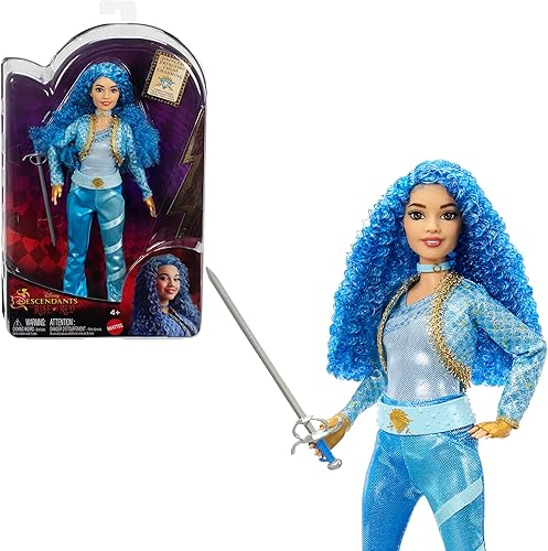 Disney Descendants Princess Chloe Charming Fashion Doll with Sword & Accessories - Daughter of Cinderella
