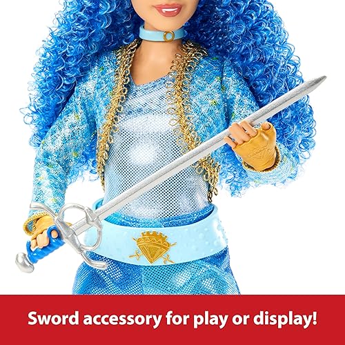 Disney Descendants Princess Chloe Charming Fashion Doll with Sword & Accessories - Daughter of Cinderella
