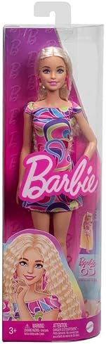 Barbie Fashionistas Doll #223 Blonde Wavy Hair, Totally Hair Dress & Accessories, 65th Anniversary Toy