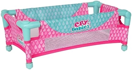 Babies Baby Doll Crib Accessory | Fits Dolls up to 16" | Ages 2+ (Doll Not Included)