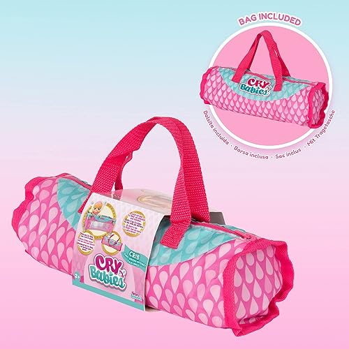 Babies Baby Doll Crib Accessory | Fits Dolls up to 16" | Ages 2+ (Doll Not Included)