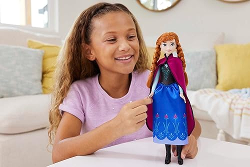 Disney Princess Anna Posable Fashion Doll with Signature Clothing & Accessories - Frozen Movie Toy