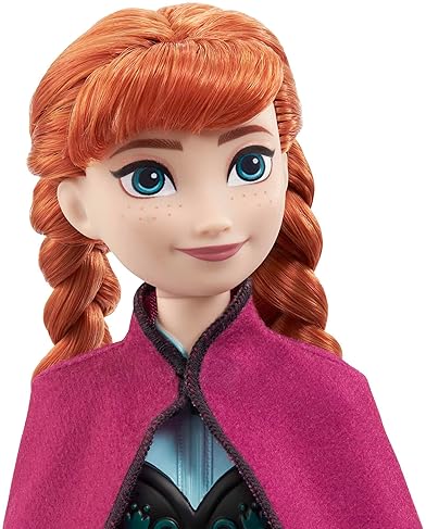 Disney Princess Anna Posable Fashion Doll with Signature Clothing & Accessories - Frozen Movie Toy