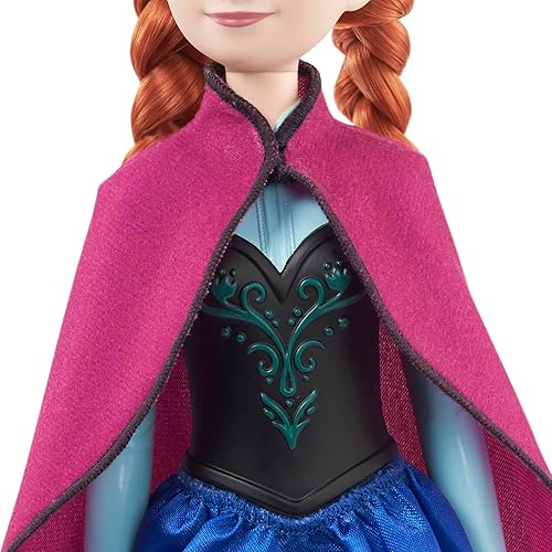 Disney Princess Anna Posable Fashion Doll with Signature Clothing & Accessories - Frozen Movie Toy