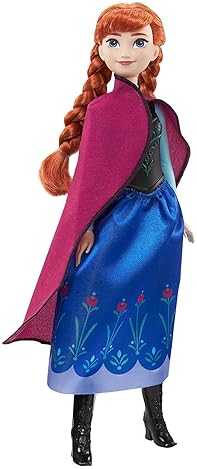 Disney Princess Anna Posable Fashion Doll with Signature Clothing & Accessories - Frozen Movie Toy