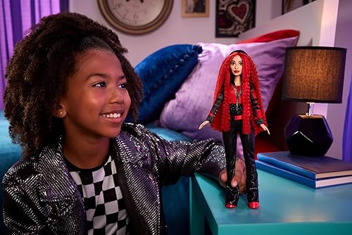 DISNEY DESCENDANTS SINGING RED DOLL WITH MOVIE-INSPIRED OUTFIT & ACCESSORIES, SINGS "RED