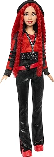 DISNEY DESCENDANTS SINGING RED DOLL WITH MOVIE-INSPIRED OUTFIT & ACCESSORIES, SINGS "RED