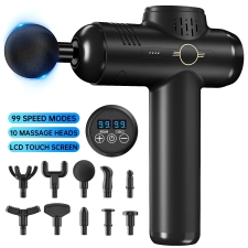 Cshidworld Electric Deep Tissue Muscle Massage Gun - Portable, Quiet, 99-Speed Professional Percussion Massager for Soreness