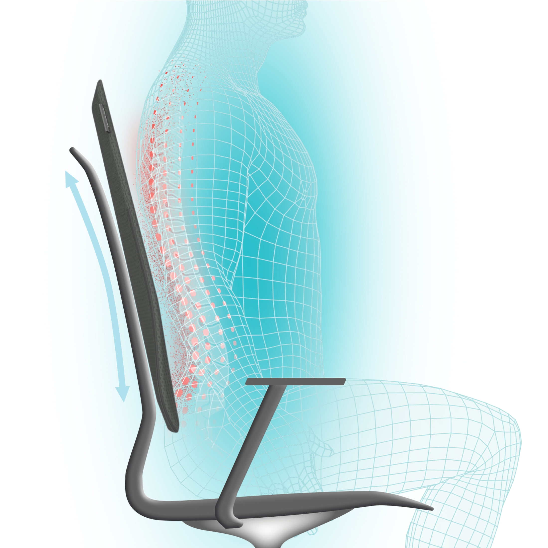 Homedics Slim Shiatsu Massage Cushion with Heat - Relax & Unwind at Home