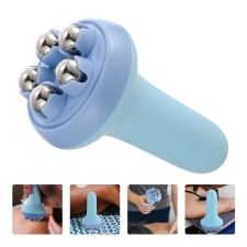 MLINS Blue Steel Ball Rolling Hand Massager for Fitness - MLINS Massage Roller