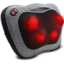 Victor jurgen Electric Shiatsu Back Massager with Heat - Deep Kneading Neck & Shoulder Massager - Full Body Muscle Relief - Gift for Men & Women - Deep Gray