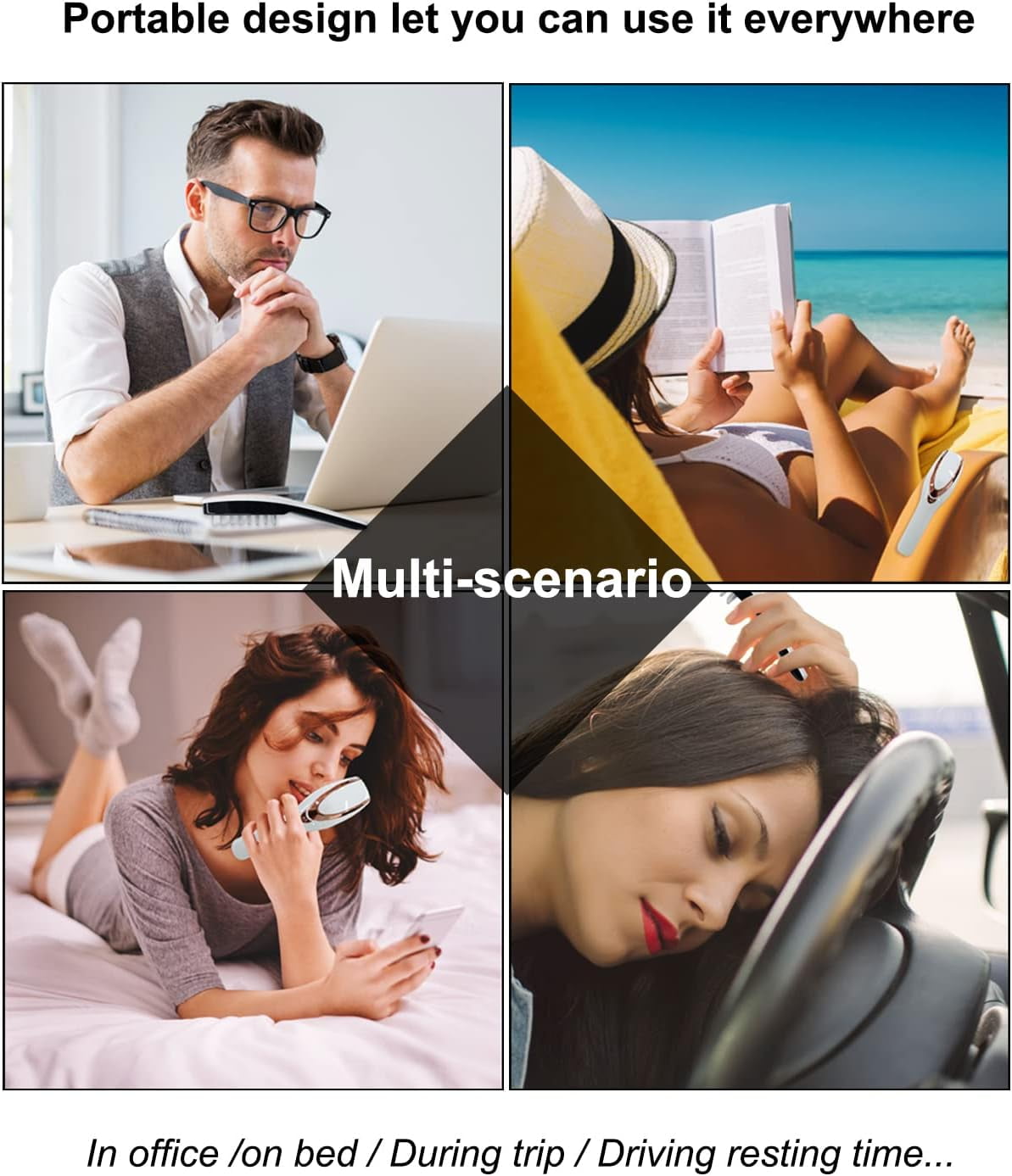 Electric Scalp Massager Brush for Hair and Head Massage