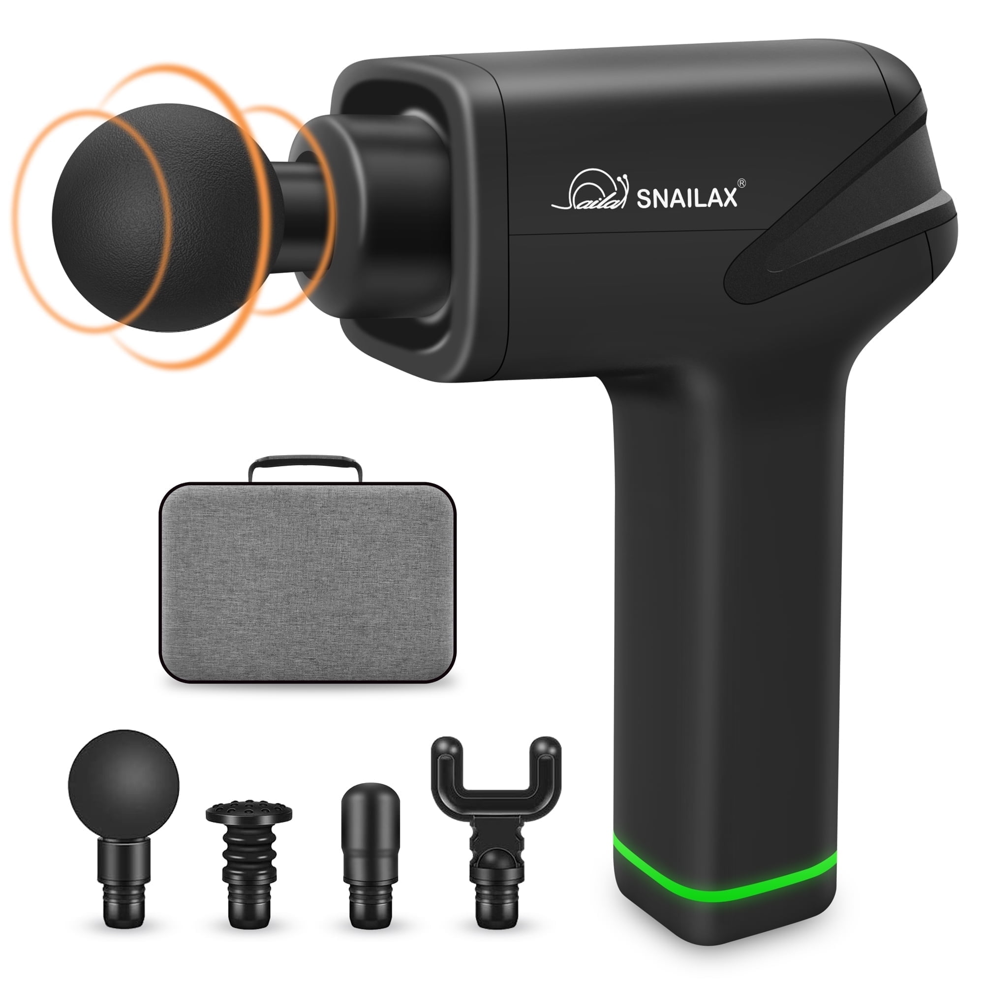 Snailax Cordless Massage Gun for Athletes | Deep Tissue Pain Relief | Christmas Gift