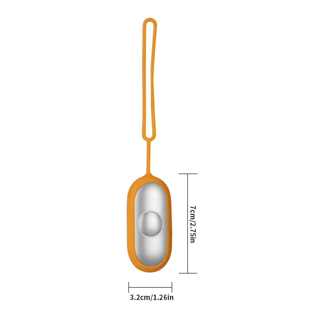 Alvena USB Rechargeable Hand Massager for Sleep & Pressure Relief, Orange - M001