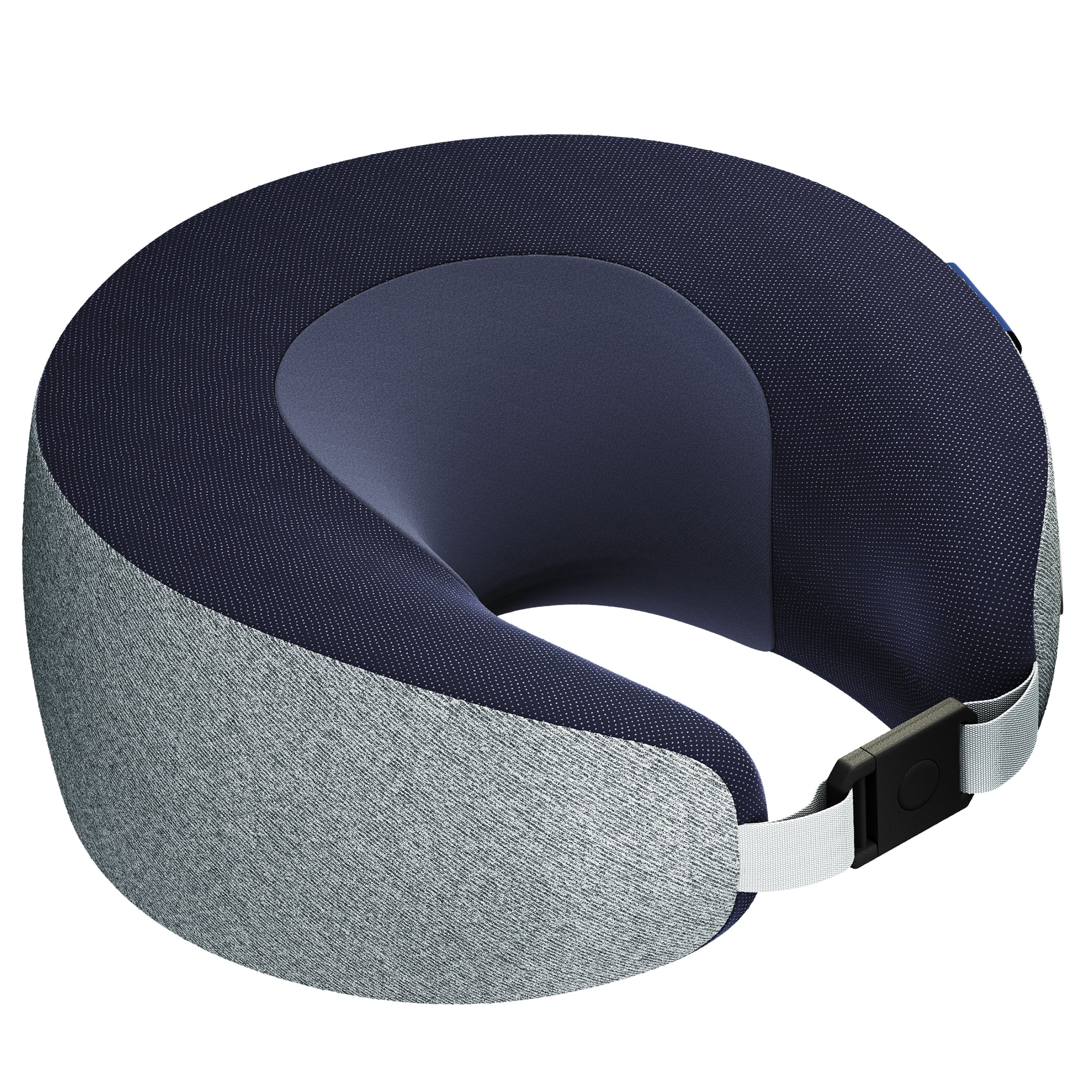 Miko Memory Foam Neck Massage Pillow with Heat – Portable Neck Massager for Travel, Home, Office Comfort