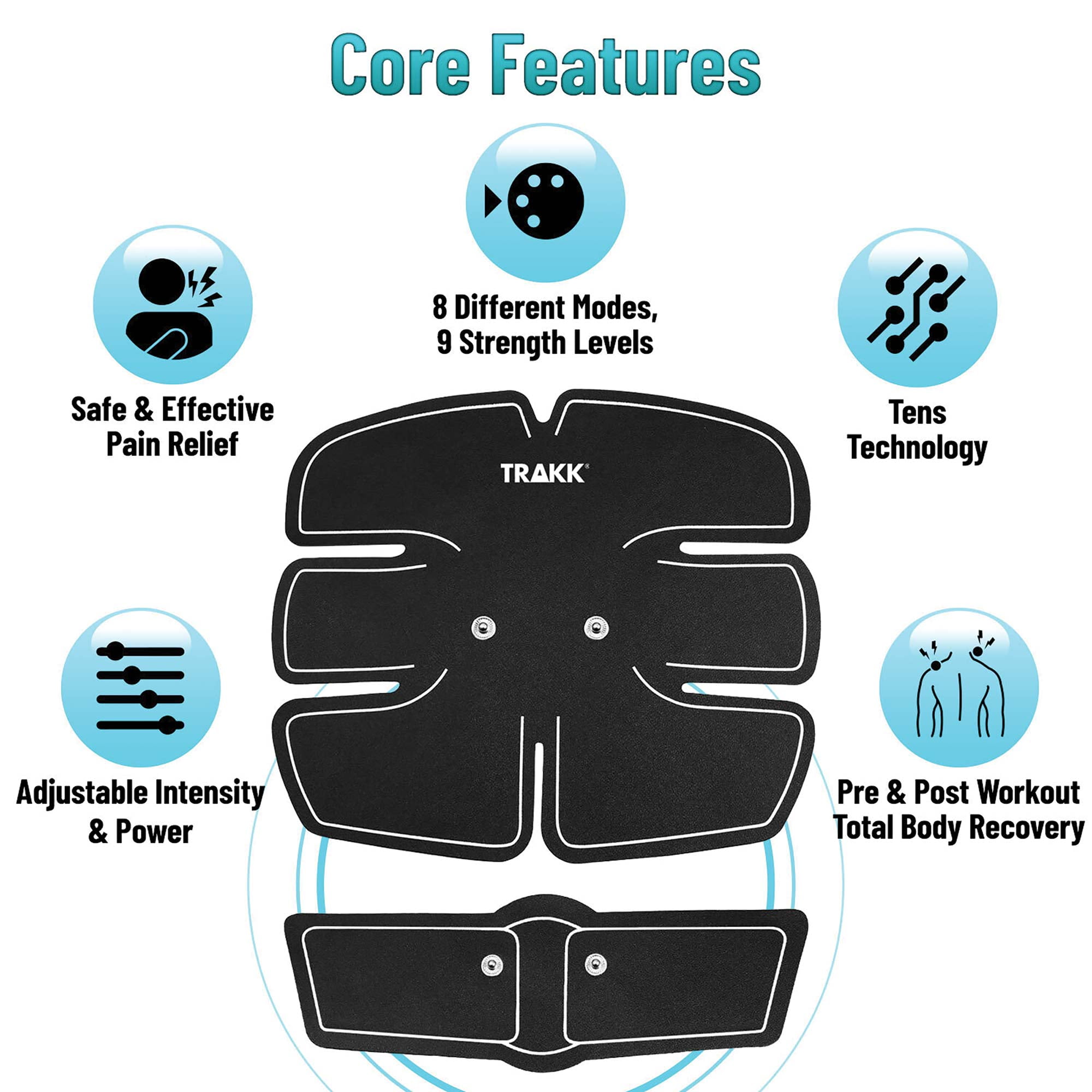 TRAKK SPORT Wireless TENS Massager by TRAKK Electronode