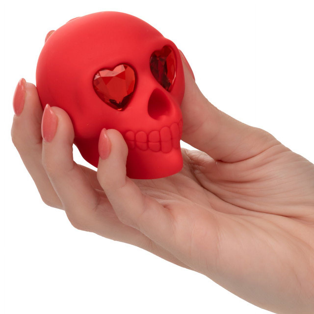 Naughty Bits Red Bone Head Rechargeable Intimate Massager by CalExotics