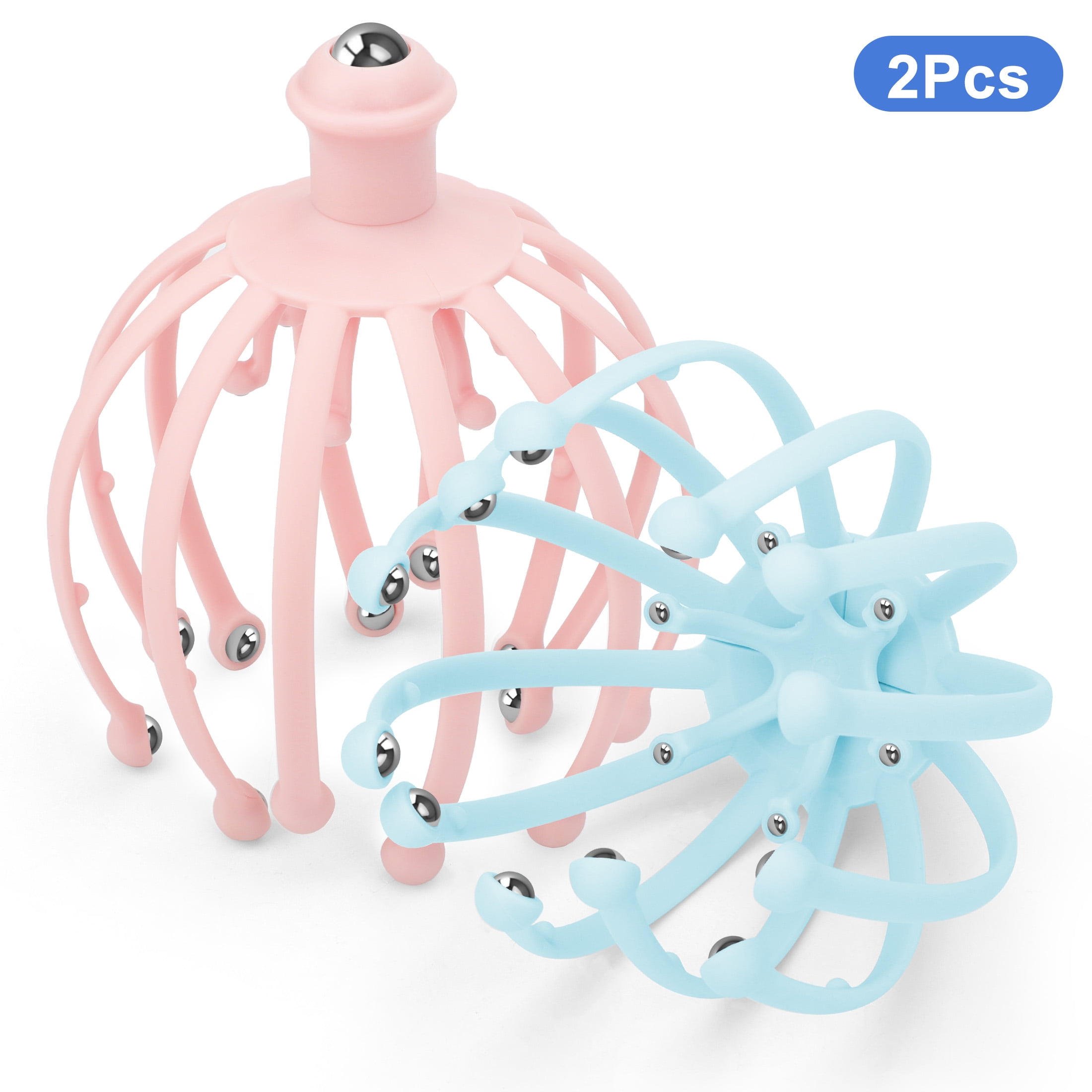 TSV Octopus Scalp Massager Set - 18-Claw Body Massager for Relaxation, Stress Relief, Hair Stimulation