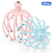 TSV Octopus Scalp Massager Set - 18-Claw Body Massager for Relaxation, Stress Relief, Hair Stimulation