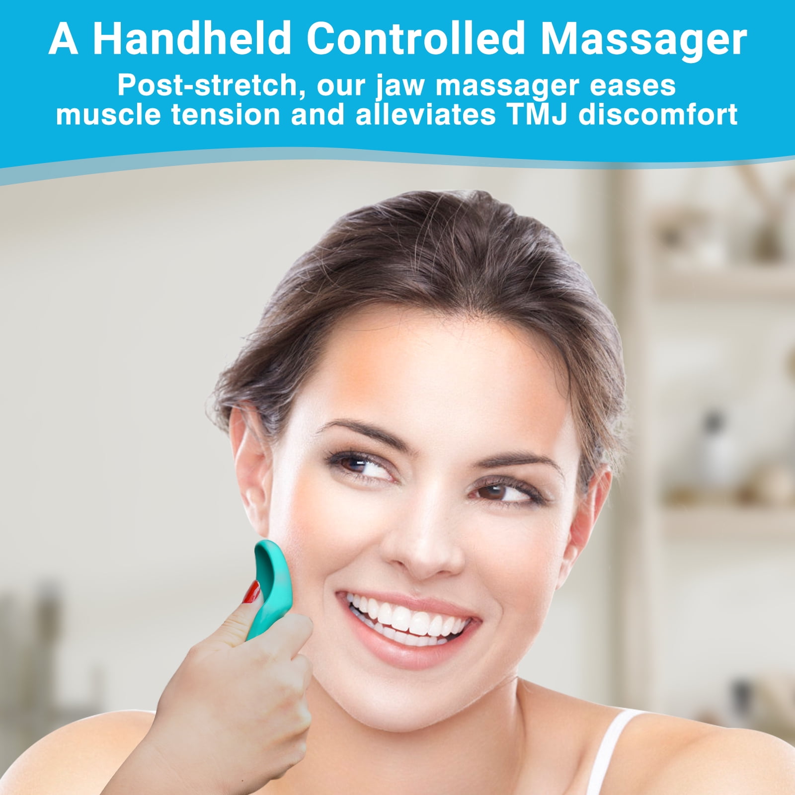 Tilcare TMJ Relief Tool: Jaw Stretcher & Massager for Bruxism & Pain Relief
