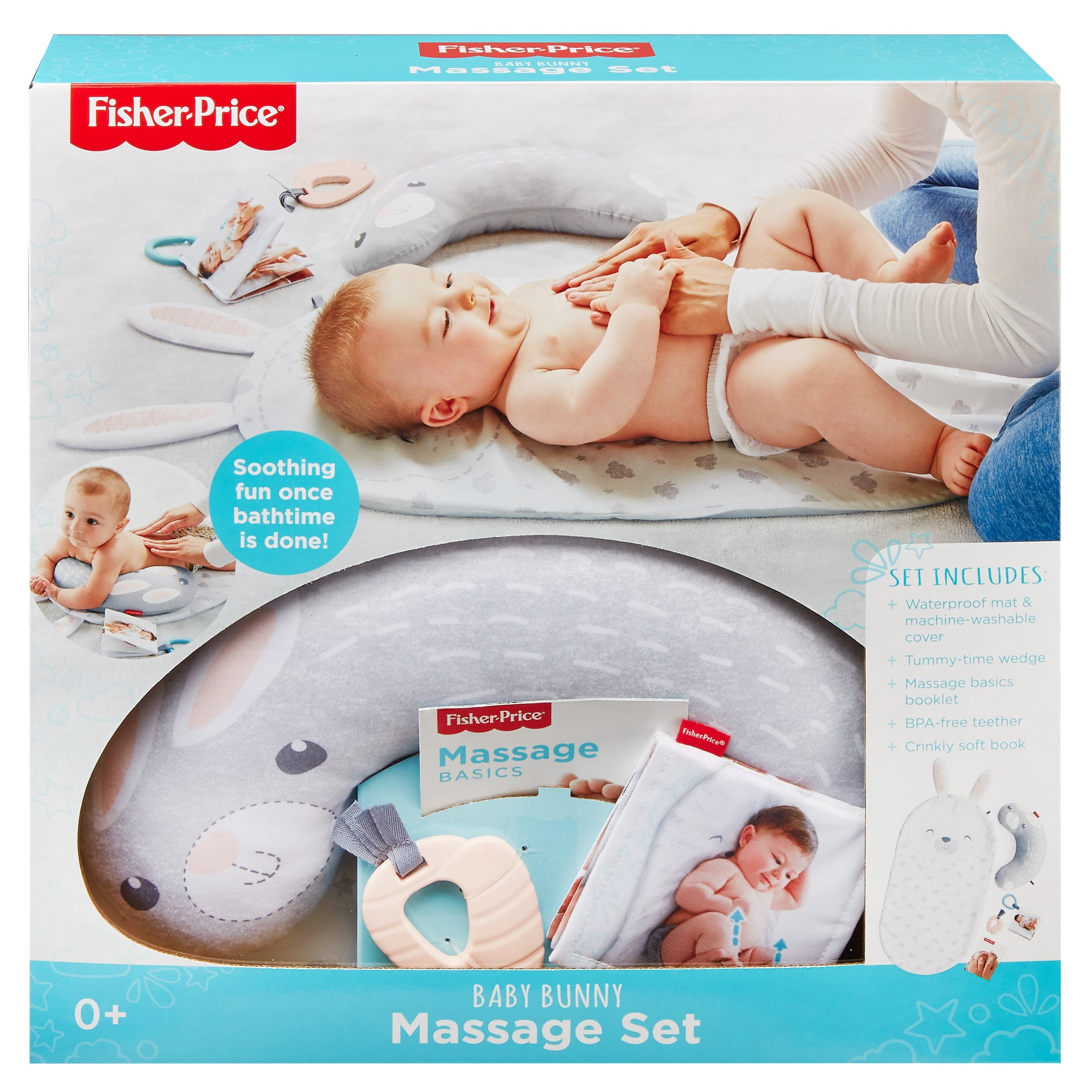Fisher-Price Bunny-Themed Massage Set for Hoppy Dreams