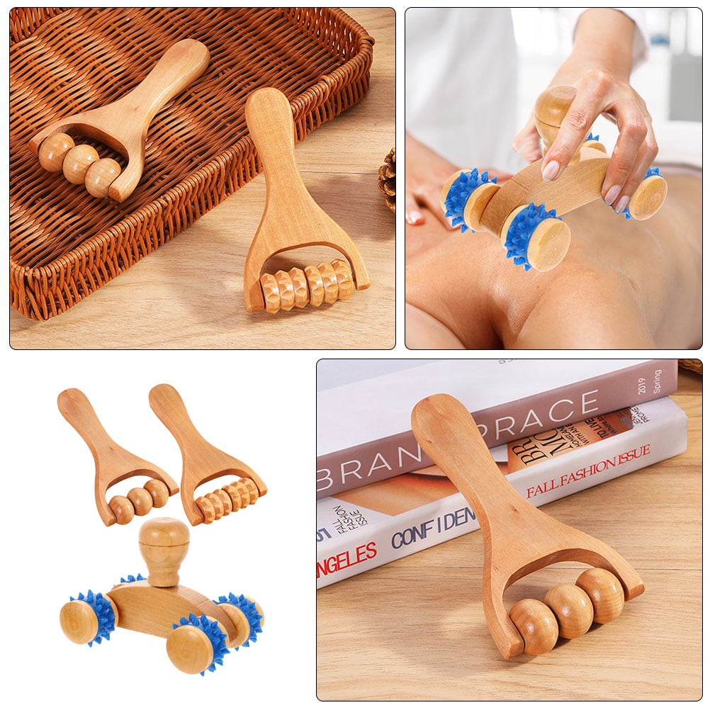 Tingshir 3-Piece Foot Massager Roller for Legs, Neck, Shoulders - Muscle Relief