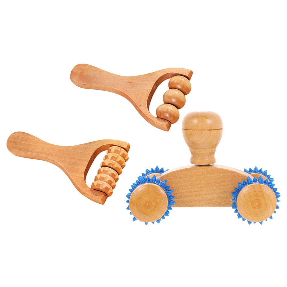 Tingshir 3-Piece Foot Massager Roller for Legs, Neck, Shoulders - Muscle Relief