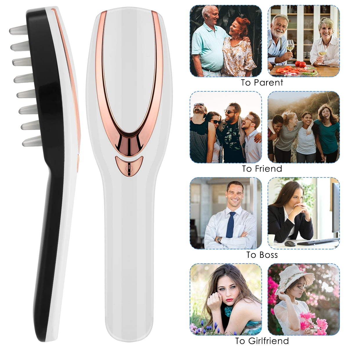 Shi Le Yi Electric Scalp Massager Comb for Hair Growth and Anti Hair Loss