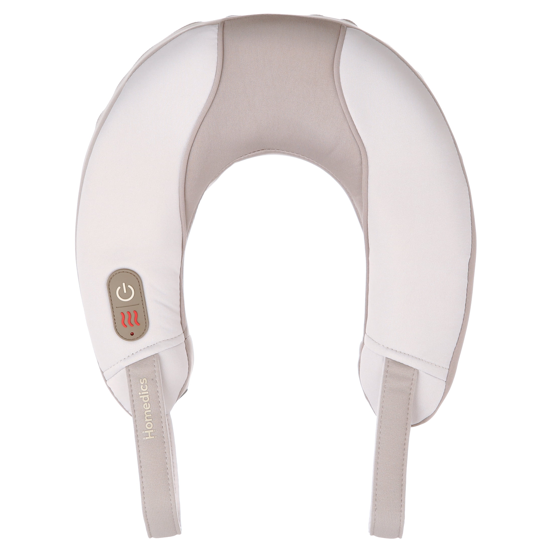 Homedics Pro Therapy Neck Massager with Heat & Vibration, 2 Speeds, Tan NMSQ-217HJ-TN