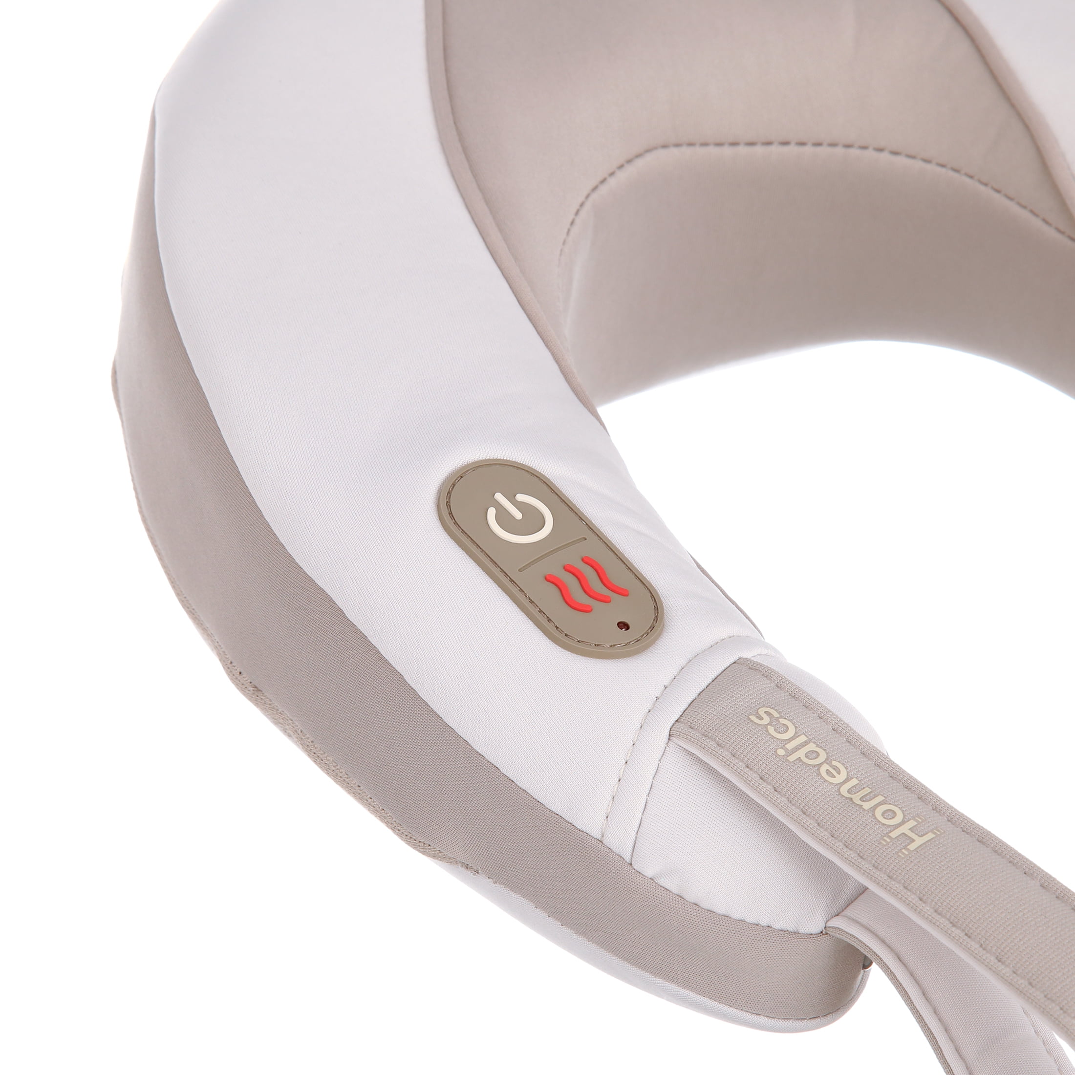 Homedics Pro Therapy Neck Massager with Heat & Vibration, 2 Speeds, Tan NMSQ-217HJ-TN