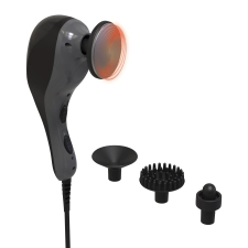 FitRx Heat Therapy Massager with Handheld Massage Gun, Multiple Speeds and Heat Settings