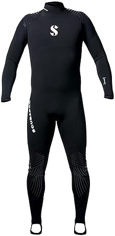 Scubapro Men's 1mm Definition Steamer Full Suit: Lightweight X-Foam Neoprene, Abrasion-Resistant, Pool Training & Warm-Water Diving