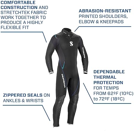 Scubapro 5mm Definition Steamer Men's Diving Wetsuit