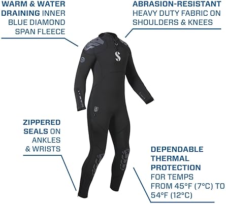 Scubapro Everflex Yulex Men's Dive Steamer 7.5/5.0mm