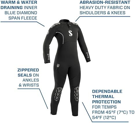 Scubapro Women's Everflex Yulex Dive Steamer w/ 7.5/5.0mm Thickness