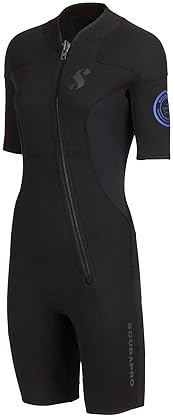 Scubapro Women's Shorty Diving Wetsuit, 2.5mm Neoprene, Short Sleeve - X-Foam, Size L