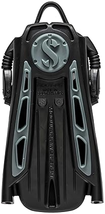 Scubapro Open Heel Boot-Fit Pocket for Scuba Diving, Medium - Black