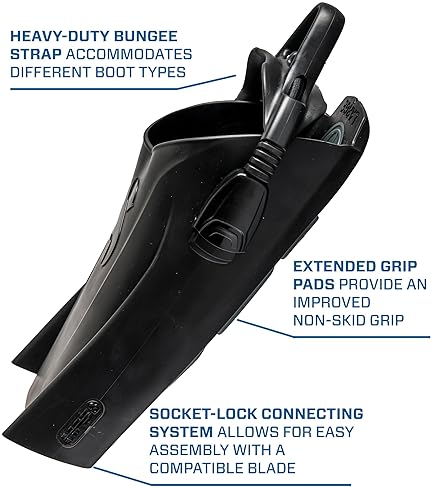 Scubapro Open Heel Boot-Fit Pocket for Scuba Diving, Medium - Black
