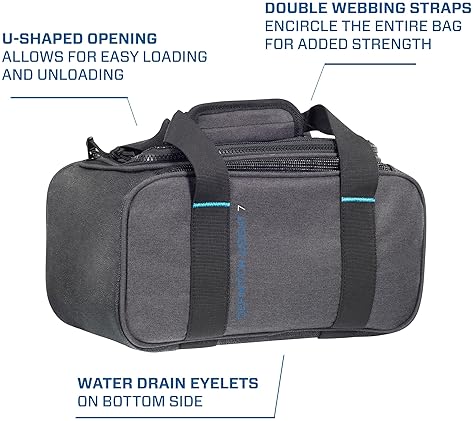 Scubapro Definition Ballast Weight 7 Dive Bag in Premium Recycled Gray Fabric with Double Straps