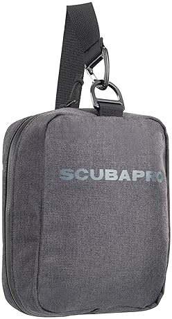 Scubapro Definition Mask 2 Dive Bag with Webbing Strap for Scuba Diving Gear, Premium Recycled Two-Tone Gray Fabric