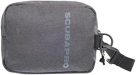 Scubapro Definition Mask 2 Dive Bag with Webbing Strap for Scuba Diving Gear, Premium Recycled Two-Tone Gray Fabric