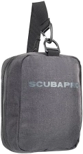Scubapro Definition Mask 2 Dive Bag with Webbing Strap for Scuba Diving Gear, Premium Recycled Two-Tone Gray Fabric