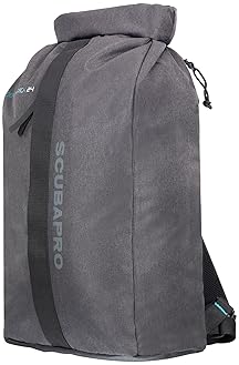Scubapro Definition Pack 24 Dive Bag for Scuba Diving Gear - Premium Two-Tone Gray Fabric
