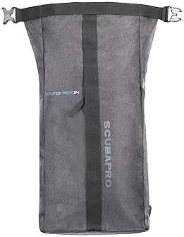 Scubapro Definition Pack 24 Dive Bag for Scuba Diving Gear - Premium Two-Tone Gray Fabric