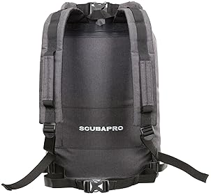 Scubapro Definition Pack 24 Dive Bag for Scuba Diving Gear - Premium Two-Tone Gray Fabric
