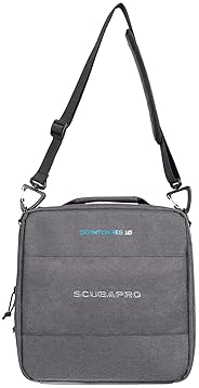 Scubapro Definition Regulator 10 Dive Bag - Adjustable Strap, Top Handle - Premium Recycled Gray Fabric
