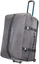 Scubapro Definition Roll 130 Wheeled Duffle Dive Bag for Scuba Diving Gear in Two-Tone Gray Fabric