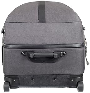 Scubapro Definition Roll 130 Wheeled Duffle Dive Bag for Scuba Diving Gear in Two-Tone Gray Fabric