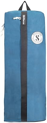Scupabro Sport 10 Dive Bag in Denim Blue - Backpack Straps, Top Handle for Scuba Diving Gear