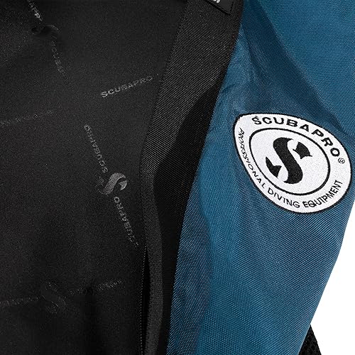 Scupabro Sport 10 Dive Bag in Denim Blue - Backpack Straps, Top Handle for Scuba Diving Gear